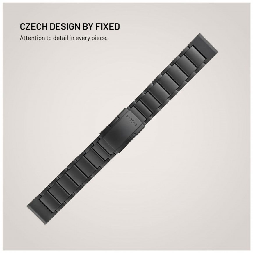 FIXED Titanium Strap Hihna musta Titaani, Ruostumaton teräs – 3