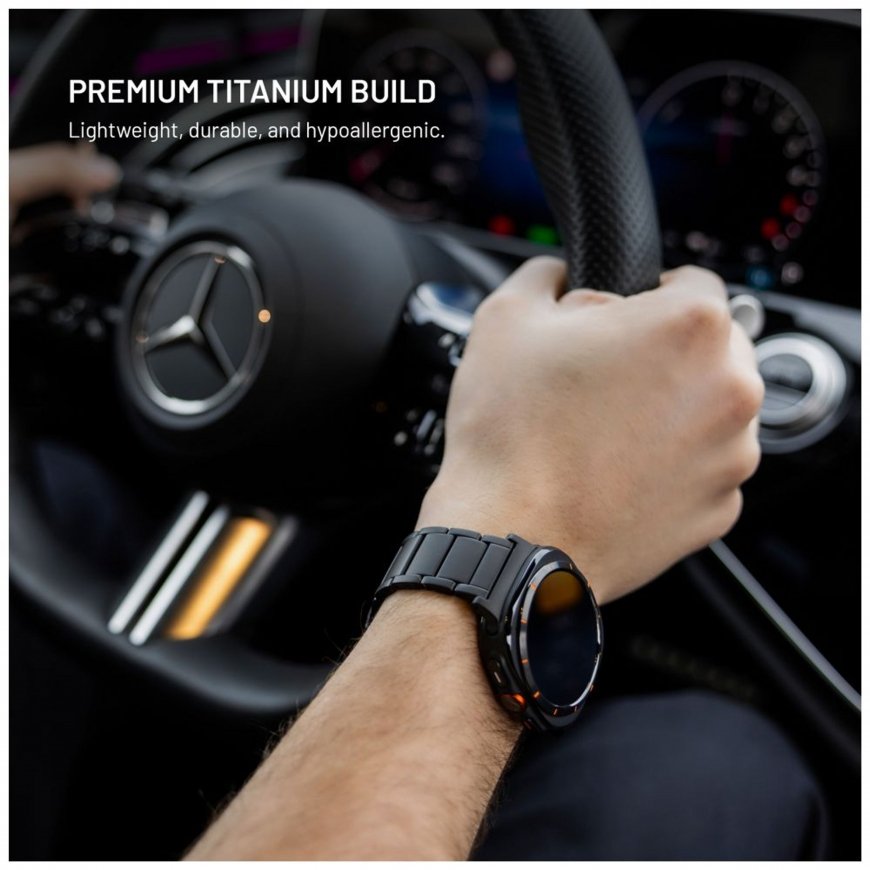 FIXED Titanium Strap Rihm Must Titaanium, Roostevaba teras – 4