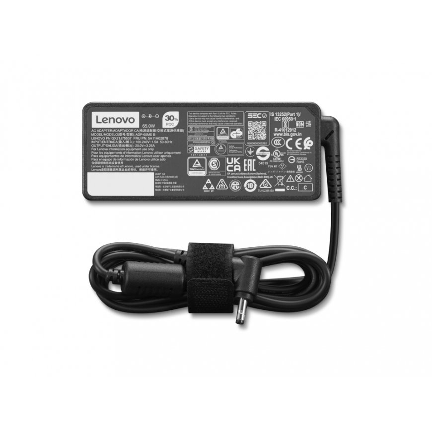 Lenovo 4X21K07722 virta-adapteri ja vaihtosuuntaaja Sisätila 65 W musta