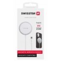 Swissten MagStick Smartphone White USB Wireless charging Indoor Swissten MagStick Smartphone White USB Wireless charging Indoor