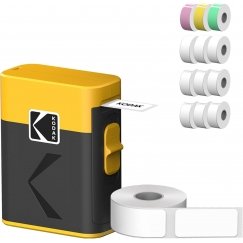 Kodak M50 Label Era Instant Label Printer Cartridge - Paketti ( + 13 Rullaa) Keltainen