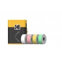 Kodak M50 Etikečių Era Momentinio Etikečių Spausdintuvo Kasetės Rinkinys (+ 13 Ritinių) Geltonas
