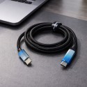 Blavec Kabel Velox pleciony - Typ C na Typ C - PD 100W 5A LED di