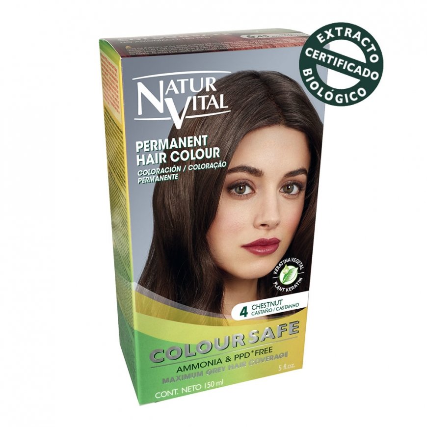 Naturaleza y Vida Coloursafe Hiusväri Ruskea 150 ml
