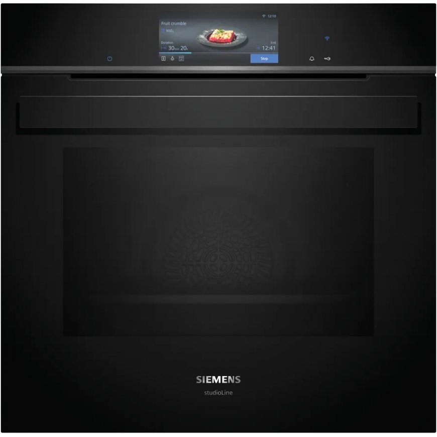 Siemens iQ700 HB978GMB1 oven 71 L Stainless steel, Black