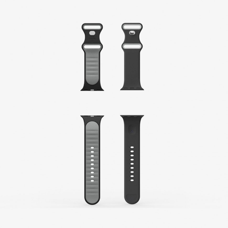 Spigen Nano Pop Bänd Must Silikoon – 3