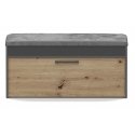 Topeshop PARMA SZAFKA ANT/ART органайзер для обуви Закрытый Антрацит, Дуб Topeshop PARMA SZAFKA ANT/ART органайзер для обуви Закрытый Антрацит, Дуб