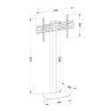 Techly ICA-TR27 televizoriaus laikiklis 139,7 cm (55") Juoda