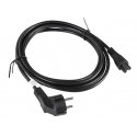 Lanberg CA-C5CA-11CC-003-BK power cable Black 3 m C5 coupler CEE7/7 Lanberg CA-C5CA-11CC-003-BK power cable Black 3 m C5 coupler CEE7/7