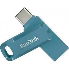 SanDisk Ultra Dual Drive Go USB 128GB USB флеш накопитель USB Type-A / USB Type-C 3.2 Gen 1 (3.1 Gen 1) Синий