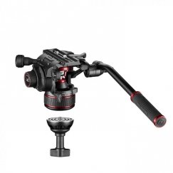 Manfrotto Nitrotech 608 Carbon jalustapää musta Hiilikuitu 1/4, 3/8" Neste