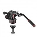 Manfrotto Nitrotech 608 Carbon kolmjala pea Must Süsinikkiud 1/4, 3/8" Liikuv Manfrotto Nitrotech 608 Carbon kolmjala pea Must Süsinikkiud 1/4, 3/8" Liikuv