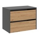 Topeshop MODO ANT/ART apavu plauktu sistēma Slēgts Antracīts, Ozols Topeshop MODO ANT/ART apavu plauktu sistēma Slēgts Antracīts, Ozols