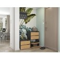 Topeshop MODO ANT/ART apavu plauktu sistēma Slēgts Antracīts, Ozols Topeshop MODO ANT/ART apavu plauktu sistēma Slēgts Antracīts, Ozols