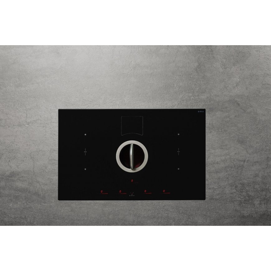 Elica NIKOLATESLA SWITCH BL/F/83 musta Kiinteä 83 cm Keittoalueinduktioliesi 4 alue(tta) Sisäänraken – 4