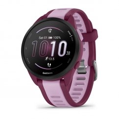 Garmin Forerunner 165 Music 3,05 cm (1.2") AMOLED 43 mm Digitaalne 390 x 390 pikslit Puutetundlik ekraan Lilla GPS (satelliit)