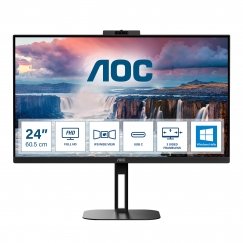 AOC V5 24V5CW/BK монитор для ПК 60,5 cm (23.8") 1920 x 1080 пикселей Full HD LED Черный