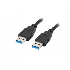 Lanberg CA-USBA-30CU-0005-BK USB-kaabel USB 3.2 Gen 1 (3.1 Gen 1) 0,5 m Must