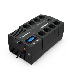 CyberPower BR1000ELCD nepertraukiamo maitinimo resursai (UPS) „Line-Interactive“ 1 kVA 600 W 8 AC išvestis(ys / čių)