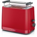 Bosch TAT3M124 leivänpaahdin 2 viipale(i)ta 950 W Punainen