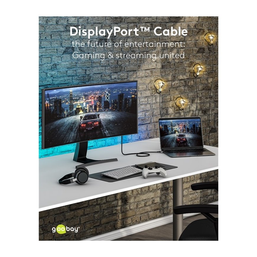 Goobay 75679 DisplayPort кабель 1 m Черный – 5