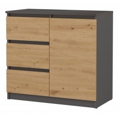 Topeshop 1D3S ANT/ART KPL комод