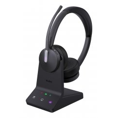 Yealink WH64 Dual Teams Гарнитура Беспроводной Оголовье Офис/колл-центр USB Type-C Bluetooth Черный