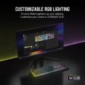 Corsair K55 CORE RGB tastatūra Speļu USB QWERTY Amerikāņu angļu valoda Melns Corsair K55 CORE RGB tastatūra Speļu USB QWERTY Amerikāņu angļu valoda Melns