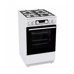 Mora K 7668 BW plīts & cepeškrāsns Brīvi stāvoša plīts Gāze Gāzes Balts