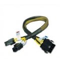 Akasa PSU extension cable splits 4+4 0,3 m Akasa PSU extension cable splits 4+4 0,3 m