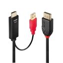 Lindy 41424 видео кабель адаптер 0,5 m DisplayPort HDMI + USB Черный Lindy 41424 видео кабель адаптер 0,5 m DisplayPort HDMI + USB Черный