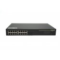 DCN ES430-18P-POE verkkokytkin Hallittu Gigabit Ethernet (10/100/1000) Power over Ethernet -tuki 1U 