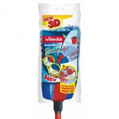 Vileda 4073 grindų valymo rinkinys / kibiras Viengubas bakelis Raudona