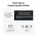 Keychron Q6 Max keyboard Universal USB + RF Wireless + Bluetooth QWERTY White