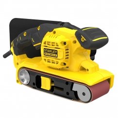 Stanley FMEW204K портативная шлифовальная машинка Ленточный шлифовальный аппарат 380 RPM Черный, Желтый