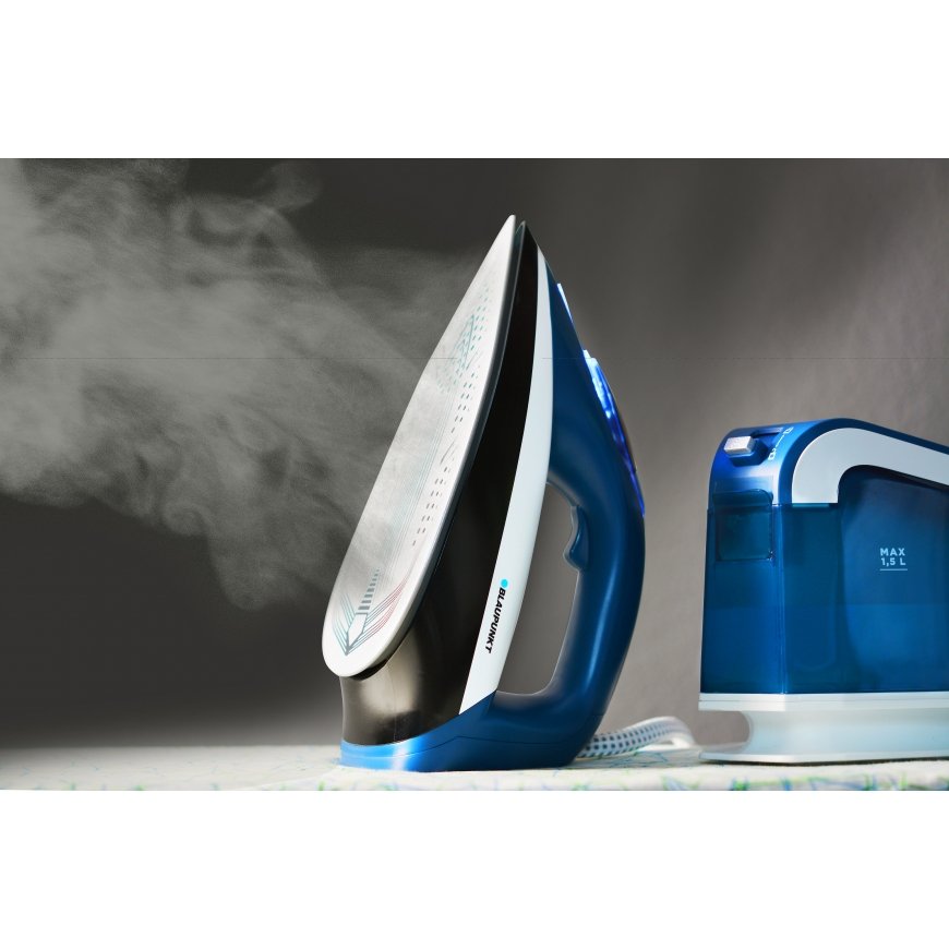 Blaupunkt SSP701 steam ironing station 3200 W 1.5 L Ceramic soleplate Black, Blue, White – 2
