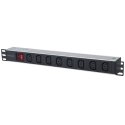 Intellinet 163620 tehonjakeluyksikkö 8 AC-pistorasia(a) 1U musta, Hopea Intellinet 163620 tehonjakeluyksikkö 8 AC-pistorasia(a) 1U musta, Hopea