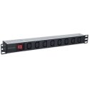Intellinet 163620 tehonjakeluyksikkö 8 AC-pistorasia(a) 1U musta, Hopea Intellinet 163620 tehonjakeluyksikkö 8 AC-pistorasia(a) 1U musta, Hopea