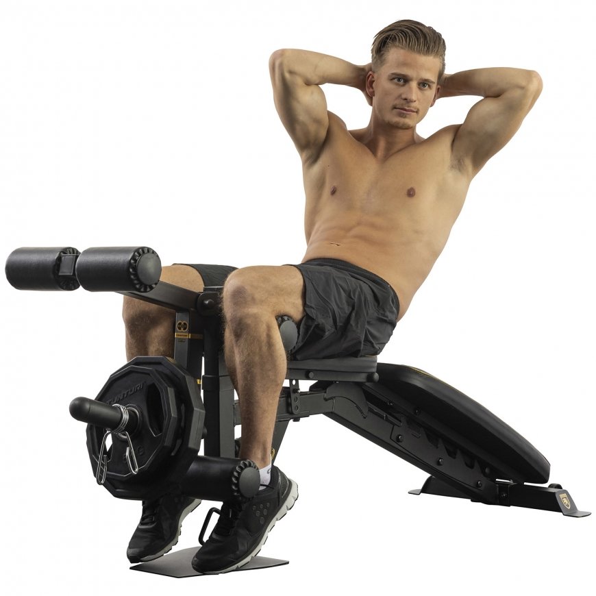 Tunturi UB100 Adjustable weight training bench Adjustable backrest Adjustable seat Home Black – 5