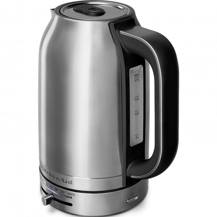 KitchenAid 5KEK1701ESX vedenkeitin 1,7 L 2400 W musta, Ruostumaton teräs – 4