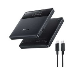 Baseus Retractable Cable 2-in-1 USB-C 100W 1.2m - Black