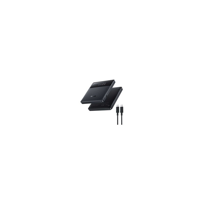 Baseus Retractable Cable 2-in-1 USB-C 100W 1.2m - Black