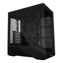 Lian Li Vector V100 „Midi Tower“ Juoda, Permatomas