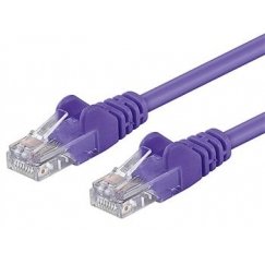 PremiumCord UTP RJ45-RJ45 CAT6 Patch Cable 5m Purple