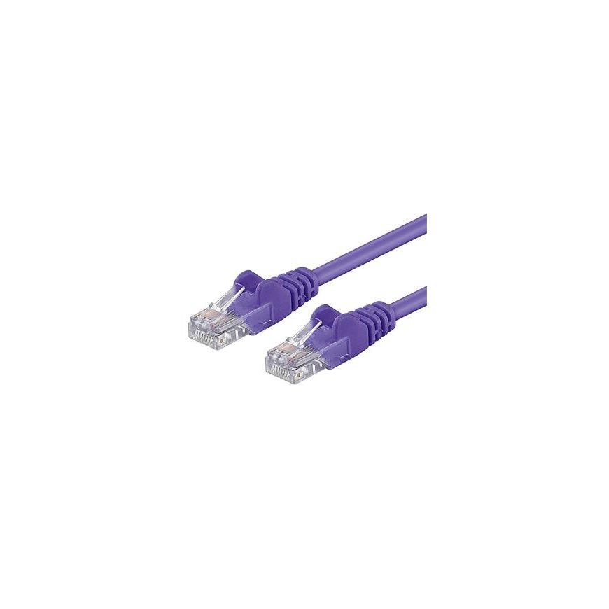 PremiumCord patch kaabel UTP RJ45-RJ45 CAT6 5m lilla