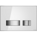 Cersanit MOVI II ADDITION BUTTON, White GLASS Cersanit MOVI II ADDITION BUTTON, White GLASS