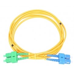 Extralink Потч-корд SC/APC-SC/UPC Одномодовый, Duplex, G652D, 3 мм, 20m