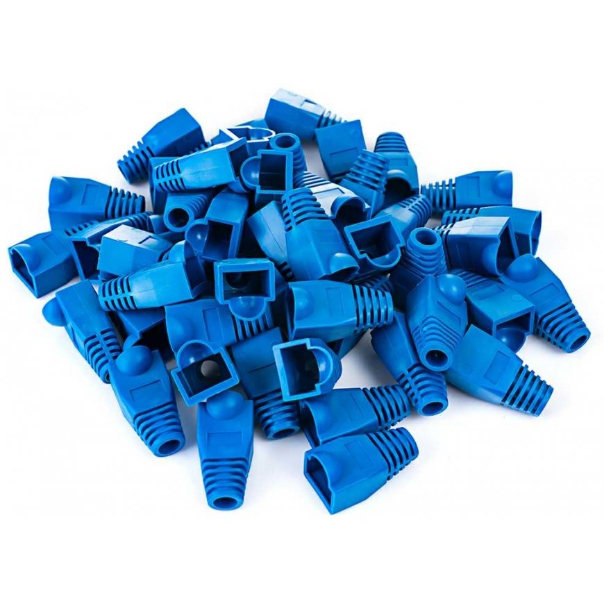 Spacetronik Rubber Cover RJ-45 Connector CC-RJ45_1B 50 pcs
