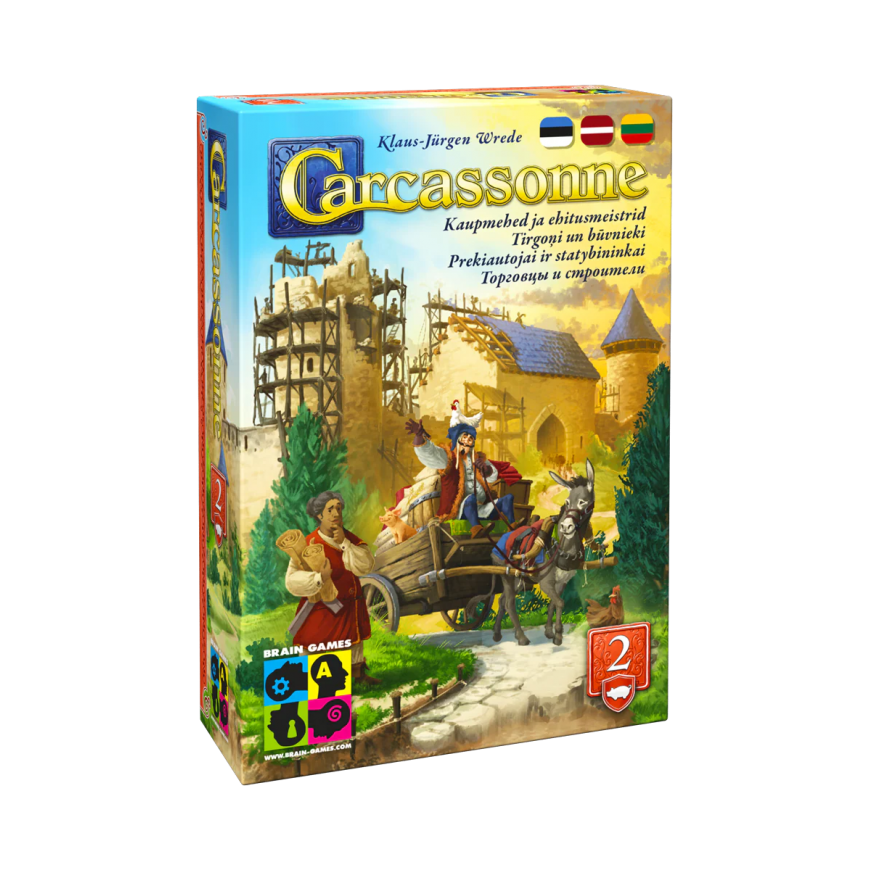 Hans Im Gluck Carcassonne расширение 2: Торговцы и Строители (2025) | ЛТ, ЛВ, ЭЭ