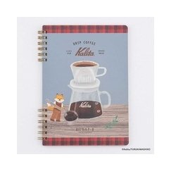 Užrašinė „drip coffee Kalita“ B6, langeliais 5 mm, NW-B610-1